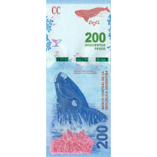 (362) Argentina P364 - 200 Pesos Year 2016